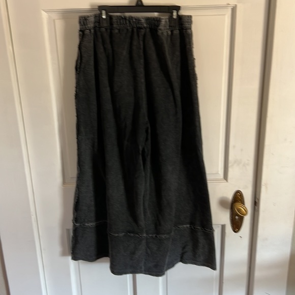 easel Pants & Jumpsuits Easel Wide Leg Pant Stretch Waist Boho